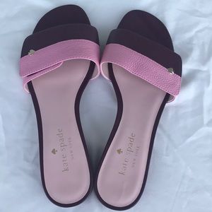 Kate Spade ♠️ Perfect Pink and Wine Sandals